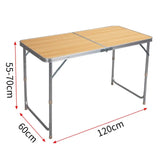 Lightweight Foldable Garden Picnic Table