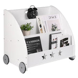 Children's Wheels Storage Bookshelf