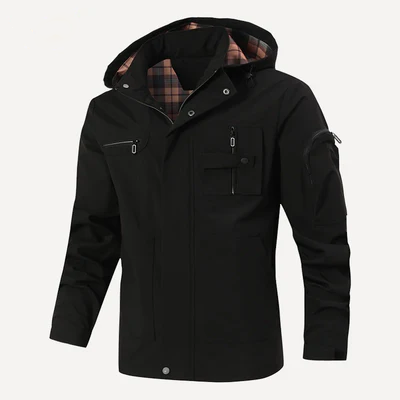 Breathable Windproof Zipper Long Sleeve Coat
