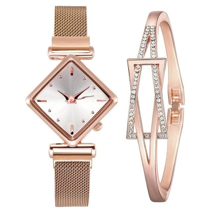 Ladies Luxury Quartz Magnet Watch