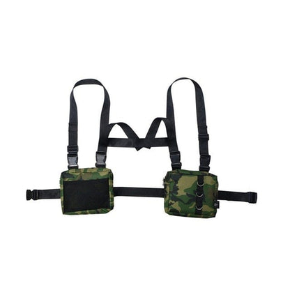 Unisex Tactical Streetwear Chest Bag Two Pockets