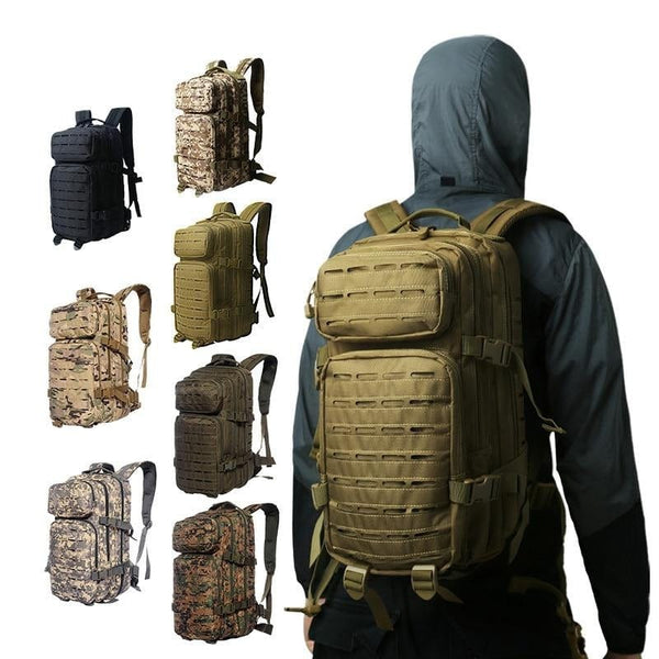 30L Military Camouflage Hiking Rucksack