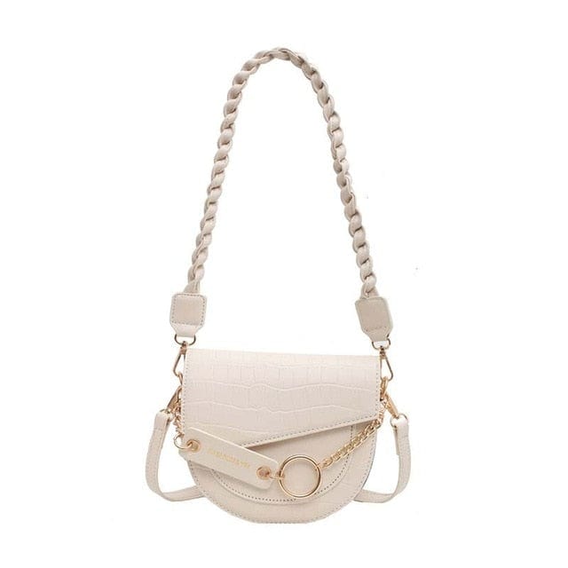 Ladies Luxury Brand Saddle Bags Handbag