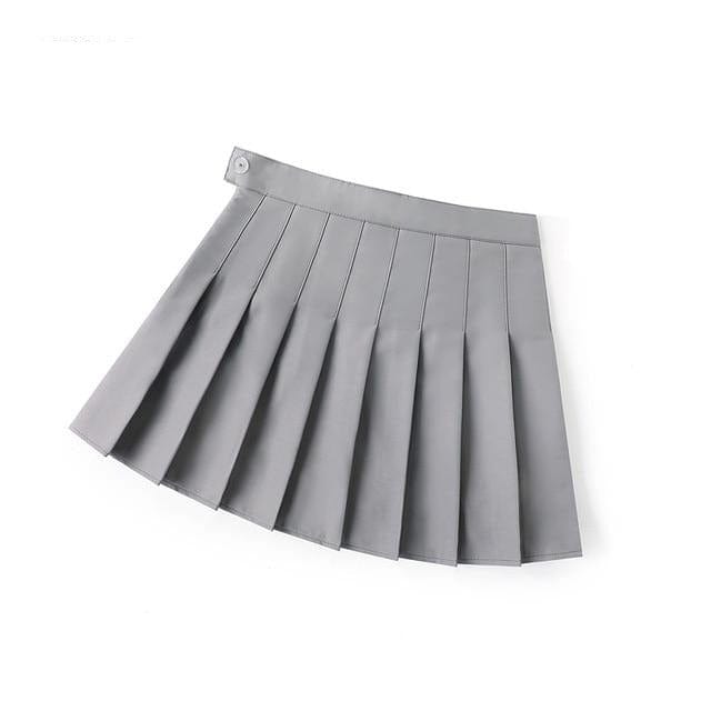 Girls Preppy Style Mini Skirt