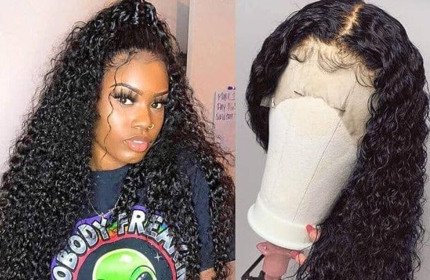 13X6 HD Lace Frontal Wig Kinky Curly Human Hair