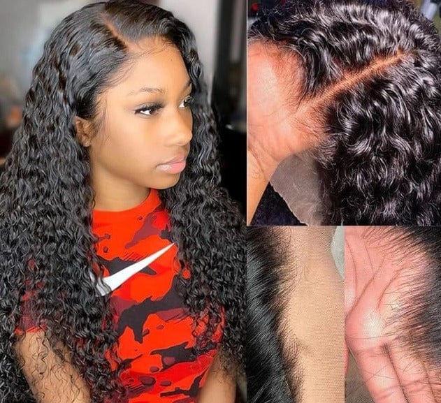 13X6 HD Lace Frontal Wig Kinky Curly Human Hair