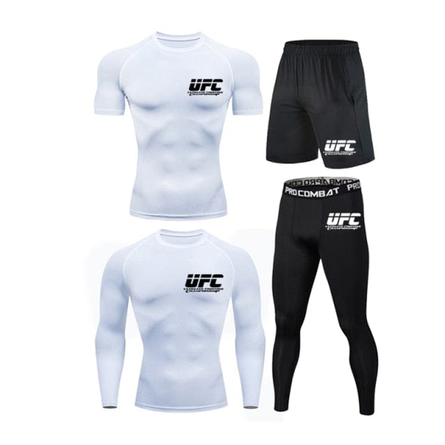 Men's 5Pieces/set Compression Track Suit