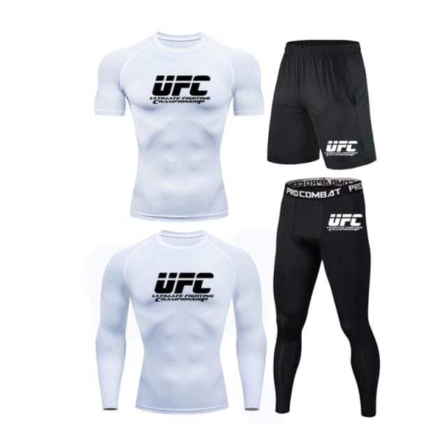 Men's 5Pieces/set Compression Track Suit
