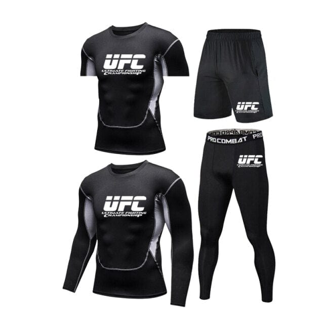 Men's 5Pieces/set Compression Track Suit