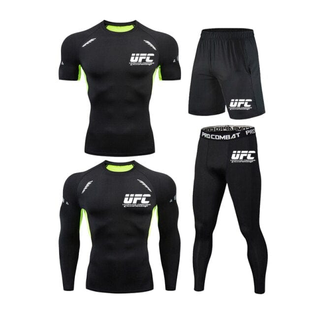 Men's 5Pieces/set Compression Track Suit
