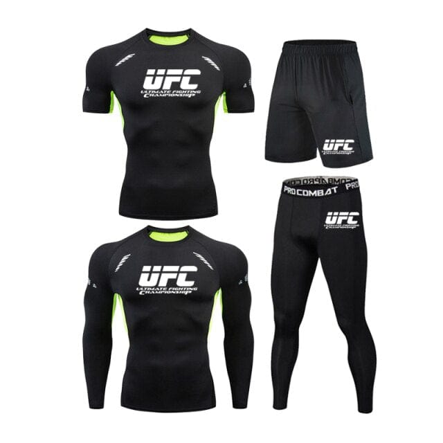 Men's 5Pieces/set Compression Track Suit
