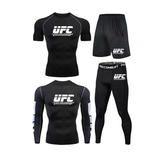 Men's 5Pieces/set Compression Track Suit