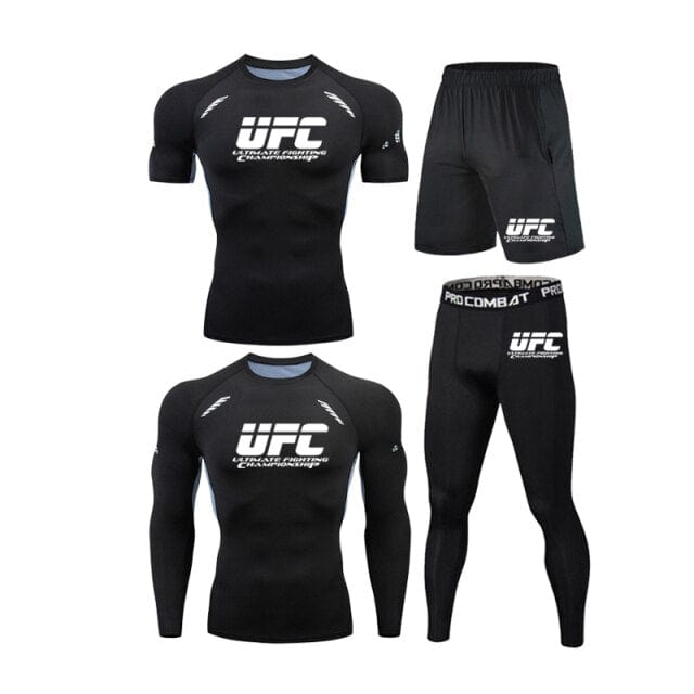 Men's 5Pieces/set Compression Track Suit