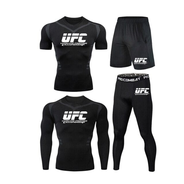 Men's 5Pieces/set Compression Track Suit